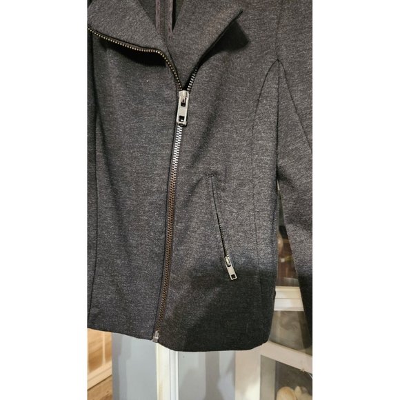 Catharine Malandrino Runway Style Ladies' Charcoal Gray Jacket Sz M - Picture 2 of 8